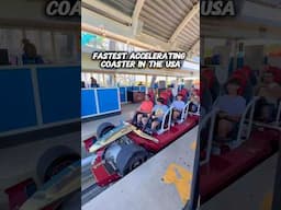 FASTEST ACCELERATING Roller Coaster in the USA uses Compressed Air!