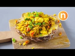 Pineapple Fried Rice | Nasi Goreng Nanas [Nyonya Cooking]