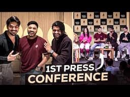 Attend ki Apni 1st Press Conference & आयी मान मे जिव घेणी मोच | Vlog No . 246