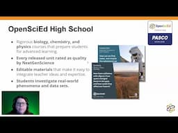 PASCO Certified Version of OpenSciEd High School | Webinar - 2025 02 05