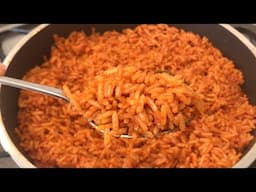 Easy, Delicious Jollof Rice Recipe |  Tip for smokey flavour