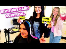 Early Birthday Present! | Cards Decide Her Hair..