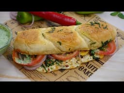 Quick And Easy Burger Recipe, Special Egg Burger By Recipes Of The World