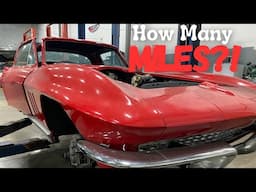 She Drove This C2 Corvette HOW MANY MILES?!?! Classic Car Hot Rod Restoration Shop