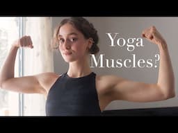 TURN INTO A MUSCLE MOMMY WITH YOGA / HOW TO BUILD MUSCLE WITH YOGA