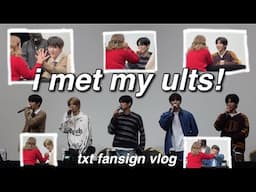 i met txt! weverse offline fansign experience & vlog 투바투 팬싸 모아로그