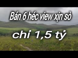 Cần Bán 6 héc đất view siêu siêu đẹp chỉ 1,5 tỷ 0395507506