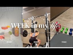 BUSY WORK WEEK IN MY LIFE | photoshoots, workout classes, & more