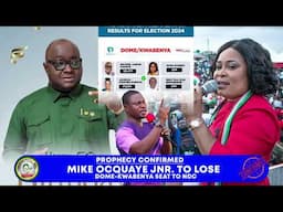 Election 2024... Mike OCQUAYE JNR to lose some KWABENYA SEAT to NDC