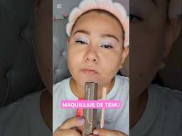 MAQUILLAJE DE TEMU #temu #velentines #velentinesday #vday #valentinesday2025