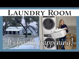 Laundry Room/Mudroom Renovation is Happening! | Winter Homemaking & Home Projects