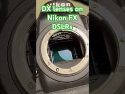 Using DX glass on Nikon FX DSLR #Nikon #Nikkor #FX #DX