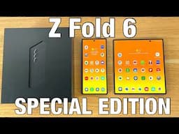 Samsung Galaxy Z Fold 6 Special Edition Unboxing & First Impressions!