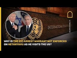 Why is the ICC arrest warrant not enforced on Netanyahu as he visits the US?