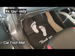 Microfiber Foot mat For Car just @ Rs.134 | cheap Car accessories for protection