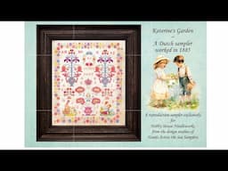 Flosstube #396 - Katerine’s Garden a limited edition release for Hobby House Needleworks and more