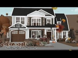 Bloxburg | Autumnal Suburban Home | Tour!