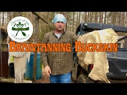 Braintanning Buckskin