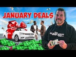 BEST JANUARY CAR DEALS! (Car Prices 2025) Kevin Hunter the Homework Guy