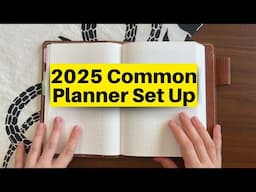 Focusing on ✨flexibility✨ in my common planner for 2025