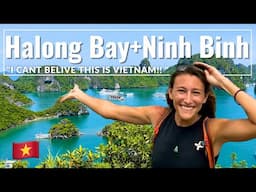 THIS IS IN VIETNAM?!? // Halong Bay + Ninh Binh // Things to do in Vietnam