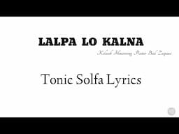 Lalpa Lo Kalna | Tonic Solfa Lyrics