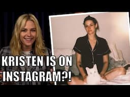 Kristen Stewart Admits She Has A PRIVATE INSTAGRAM To Post Pictures Of Her Cat | INTERVIEW