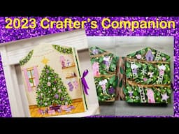 2023 Crafter’s Companion advent calendar + Each day cut and colored and finished projects at the end