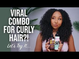 Viral Combo For Curly Hair? Let's Try It! Sally Beauty Finds | BiancaReneeToday