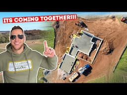 Our DREAM HOUSE Build is Now Ahead of Schedule!!! *HUGE GARAGE FIRST*