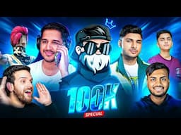 100K SPECIAL YOUTUBE & INSTAGRAM🔥WISHES FROM FF CREATORS🎉❤️