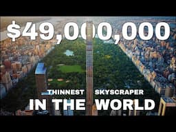 Touring New York $49,000,000 Apartment I WORLD'S THINNEST SKYSCRAPER