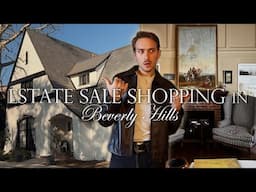 ESTATE SALE SHOPPING in Beverly Hills