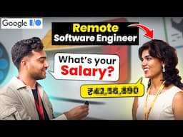 Asking Bangalore Engineers Their Salaries and How To Get Hired (Google I/O Edition)