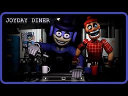 Joyday Diner (FNAF Fan-Game) Full Walkthrough Night 1-5 + Extras