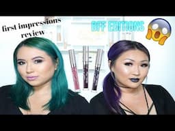 FIRST IMPRESSION REVIEW | BFF EDITION | WORLD'S FIRST METALLIC TO GLITTER LIQUID LIPSTICK!