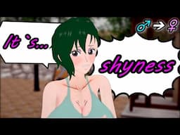 Shy Guy Transformed into a Sexy Woman | GENDER TRANSFORMATION | [TGTF ANIME COMIC]