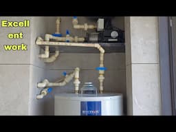 how to install geyser with pressure pump