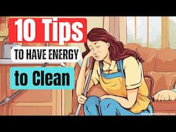 10 Tips to Have Energy to Clean