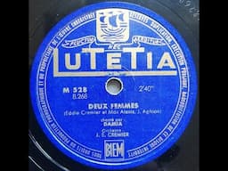 Damia  " Deux femmes "  1952