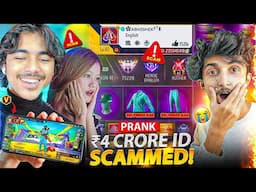 @KUSUMYT & @LakaGamingz Scammed 4 crore V Badge Account😱Prank on @-ABHISHEK_YT Gone Wrong - FreeFire