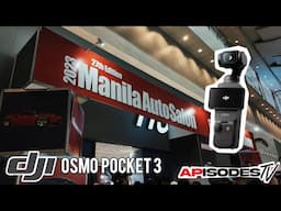 Using the New DJI Osmo Pocket 3 | 2023 Manila Auto Salon & Sport Truck Show