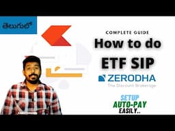 How to do SIP in ETFs in Zerodha in Telugu | Niftybees SIP | ETF SIP | SIP in Zerodha| Healthywealth