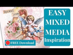 EASY mixed media inspiration