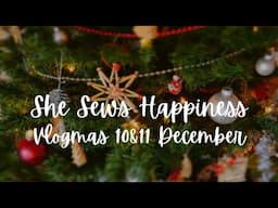 Vlogmas -10 & 11 December - Festive Work Life & New Hettie Dress