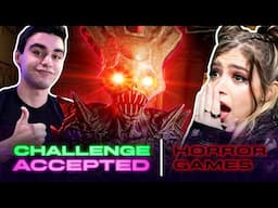 TRY NOT TO SCREAM | Horror Game Challenge ft. Omar Sebali