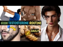 THE ONLY Proven Testosterone Maxing Morning Routine Guys Need To Follow | High Testosterone Men