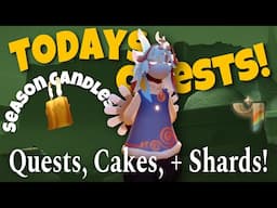 ALL Dailies - Season Candles, Quests, Treasure Cakes, and Shard Info - Golden Wasteland Feb 5