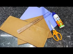 Cardboard and colour paper craft ideas/craft tamil