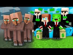 Mikey and JJ Became PRESIDENTS and Kick Villagers Out in Minecraft! - Maizen